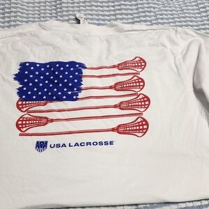 LaCrosse White and Red Shirt